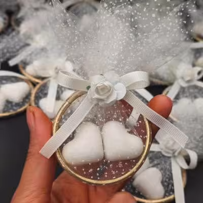 گیفت عروسی مدل قند قلبی