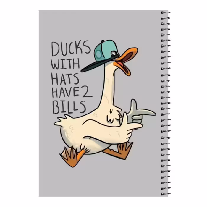 دفتر مشق 80 برگ اس جی مدل اردک کلاهدار