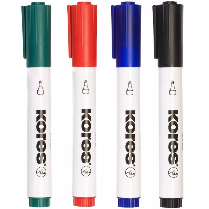 ماژیک وایت برد کورس مدل XW1 K Marker - بسته 4 عددی | چاوه