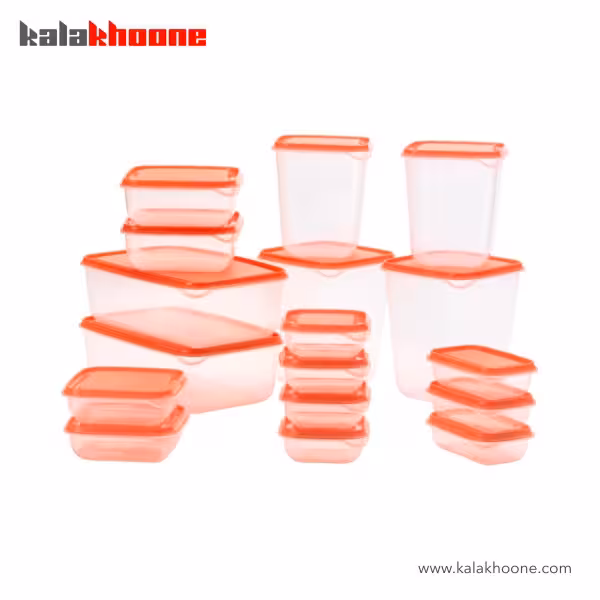 ست 17 تکه ظروف نگهدارنده غذا ایکیا مدل PRUTA