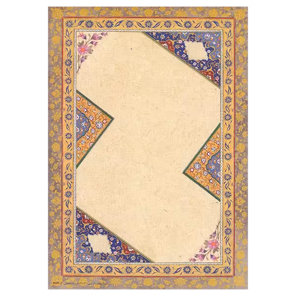 کاغذ خوشنویسی طرح چلیپا کد 629 ( بسته 5 برگی )