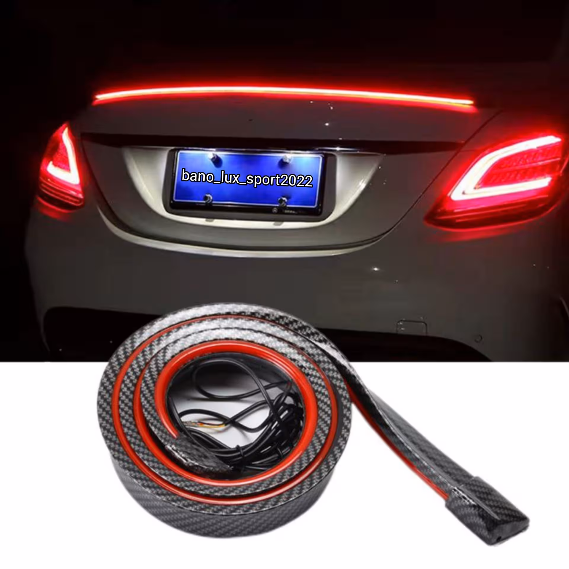 اسپویلر صندوق راهنمادار (باله چراغدارخودرو) قابل برش و نصب روی تمام خودروهای صندوقدار 