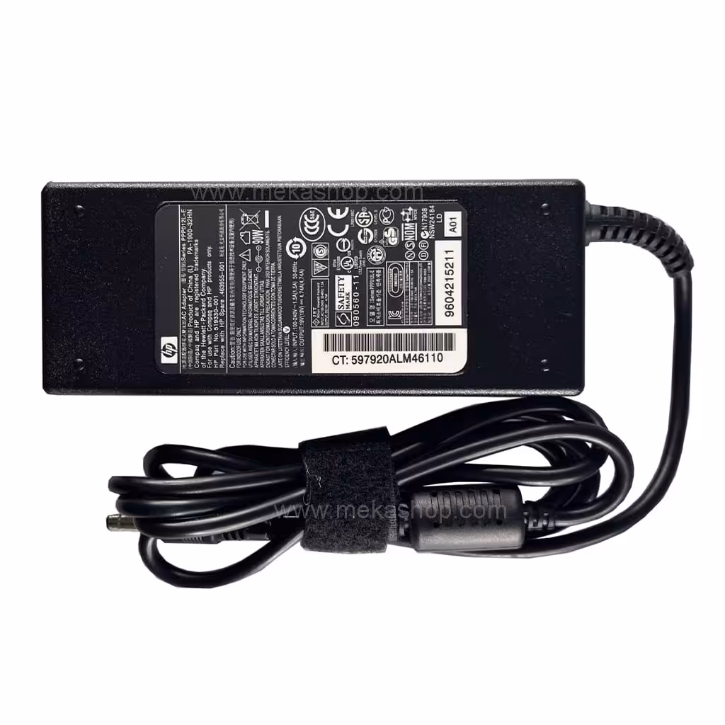 شارژر آداپتور اورجینال لپ تاپ اچ پی HP 19V 4.74A 4.8*1.7