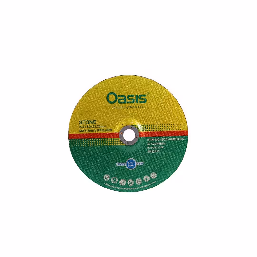 صفحه بزرگ سنگ بری اوسیس سایز 230 برش انواع سنگ برند oasis