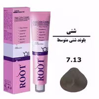 رنگ موی بلوند شنی متوسط روت ROOT سری شنی شماره 7.13 حجم 120 میلی لیتر