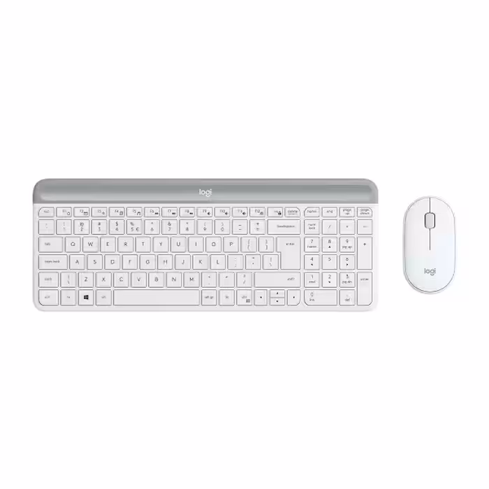 موس و کیبورد بی سیم بی صدا لاجیتک مدل Logitech MK470 Slim Wireless Keyboard and Mouse Combo