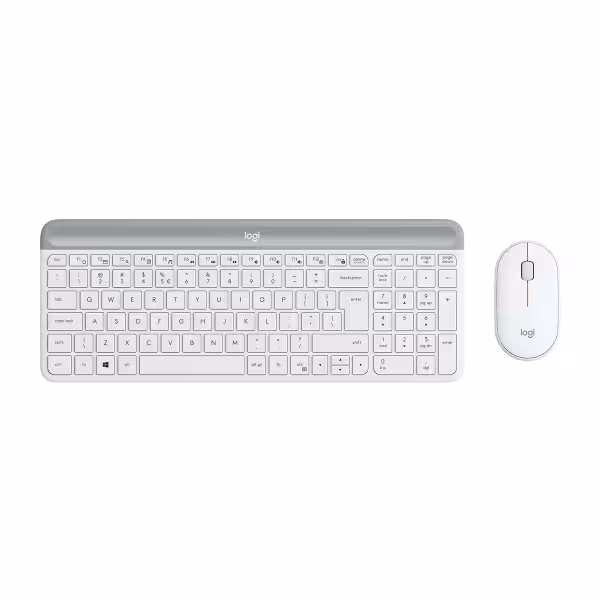 موس و کیبورد بی سیم بی صدا لاجیتک مدل Logitech MK470 Slim Wireless Keyboard and Mouse Combo