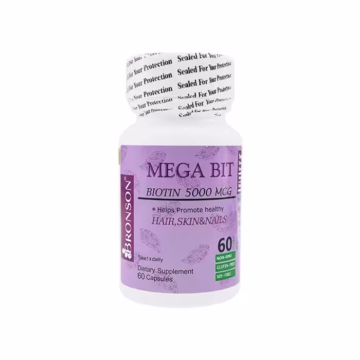 برونسون کپسول بیوتین مگابیت5000/جعبه ای