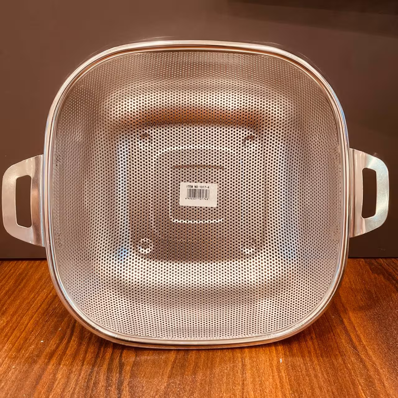 سبد استیل پانچ دسته دار مربع 26cm – 1017-4