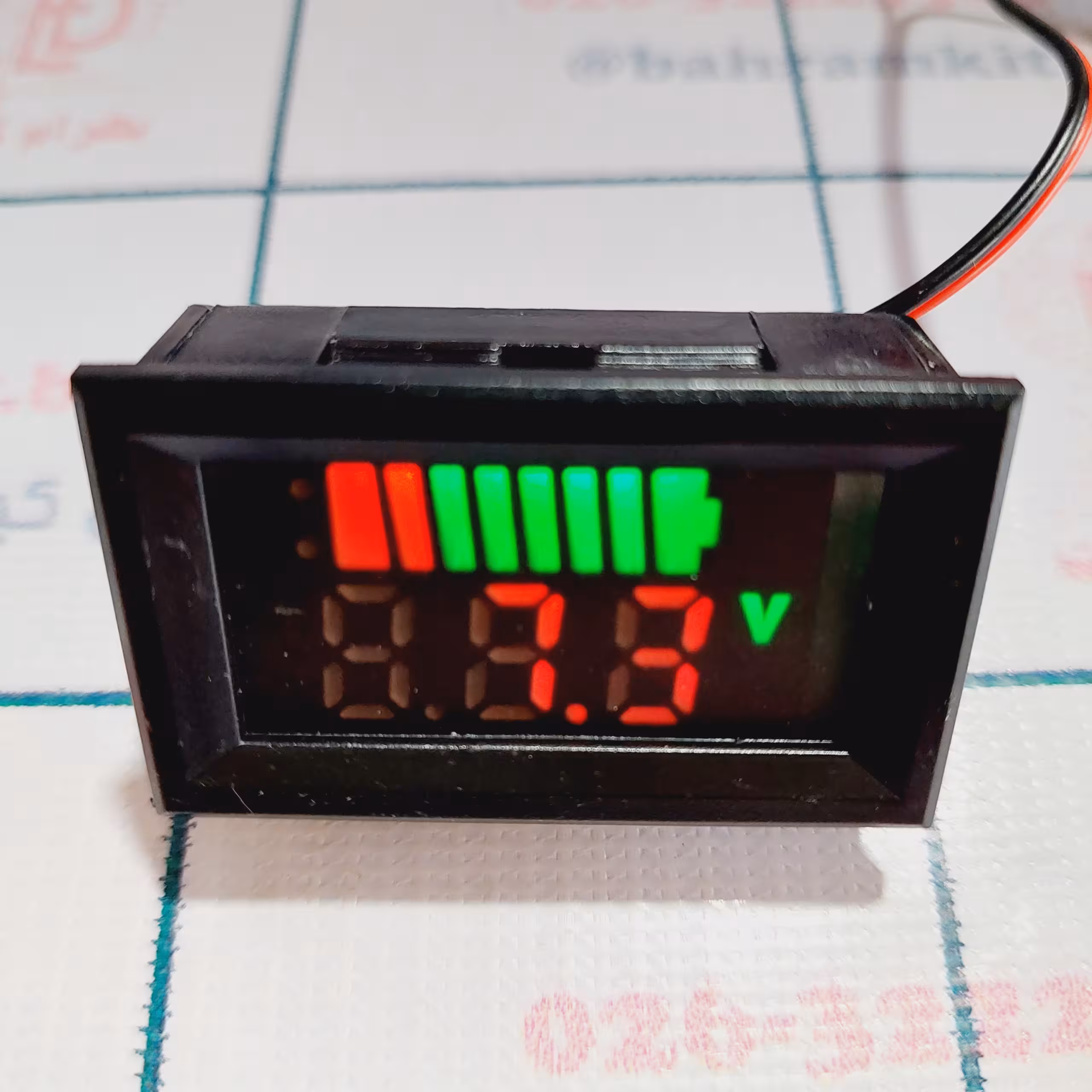 ماژول نمایشگر وضعیت باتری گرافیک و دیجیتال