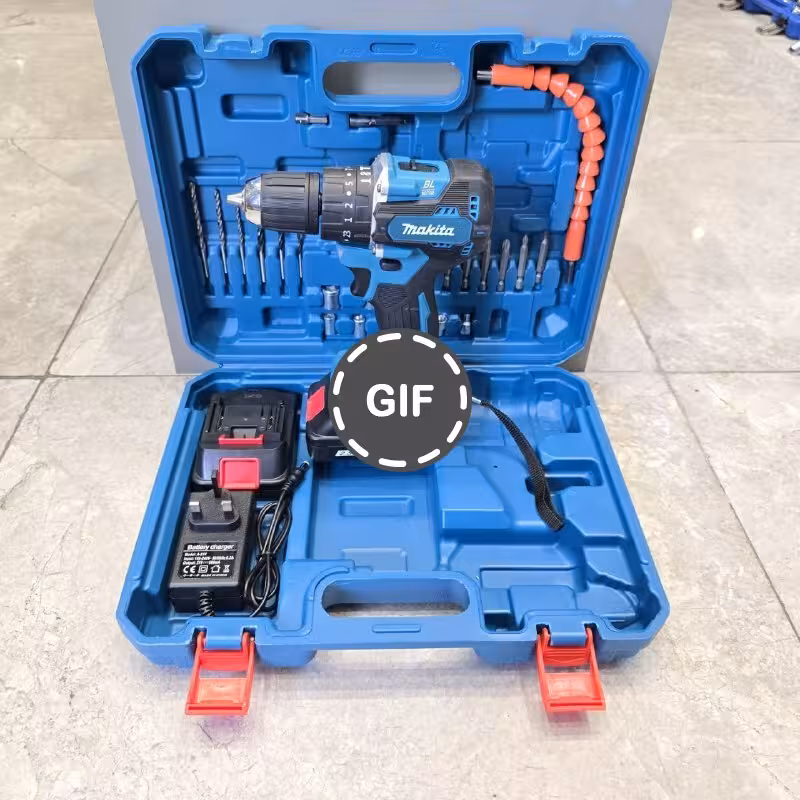 دریل شارژی چکشی 36 ولت براشلس طرح ماکیتا  مدل Bl36bs