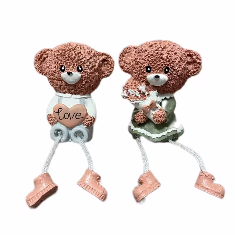 مجسمه مدل خرس لاو بسته 2 عددی