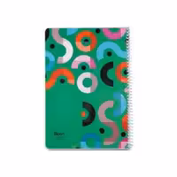 دفتر سیمی 80 برگ جلد پرسی الیپون کد 234