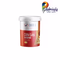 رنگ اکریلیک سفید مات ساندورا (دن سان کد 206) 1 کیلویی