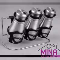 ادویه 3 دیواری رومینا استیل کد 205 مینا کیچن ویر
