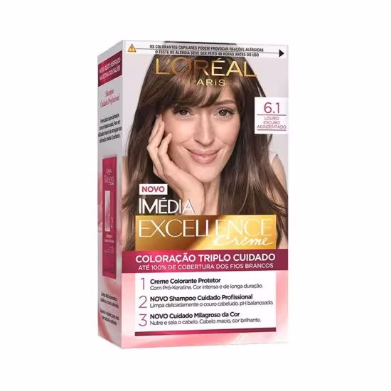 کیت رنگ مو لورال LOREAL EXCELLENCE شماره 6.1