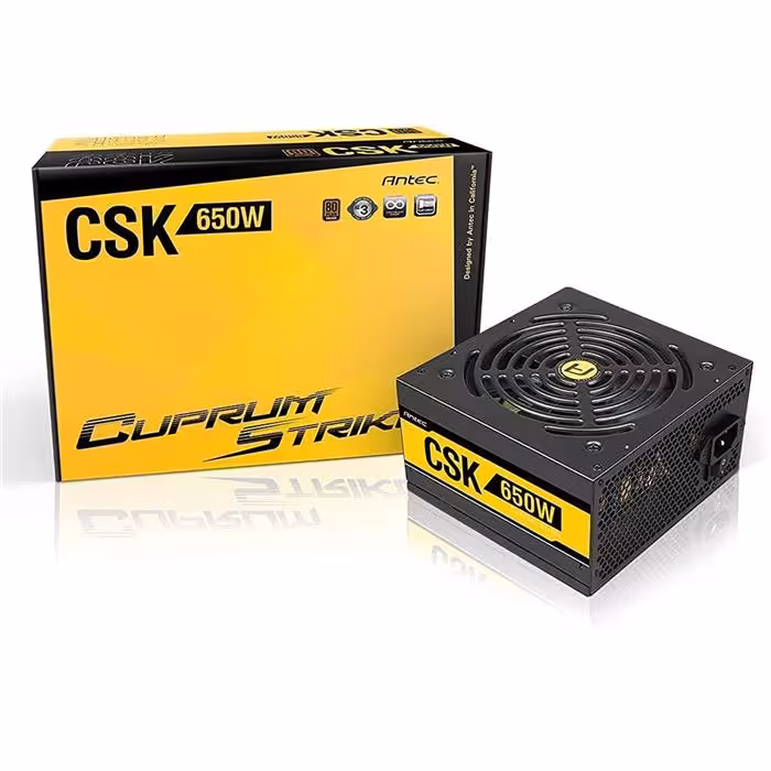 منبع تغذیه انتک مدل CSK650 Non-Modular Bronze 650W