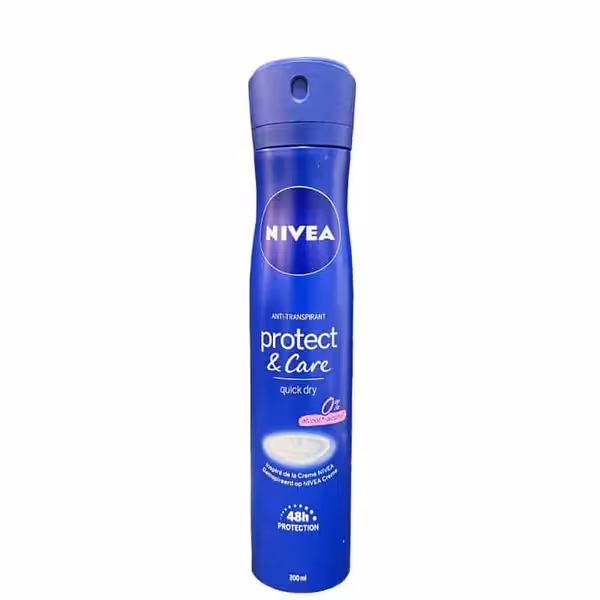 مشخصات، خرید و قیمت اسپری ضد تعریق زنانه نیوآ NIVEA بدون الکل مدل Protect & Care حجم 200 میل ⭐️ ویان مارکت