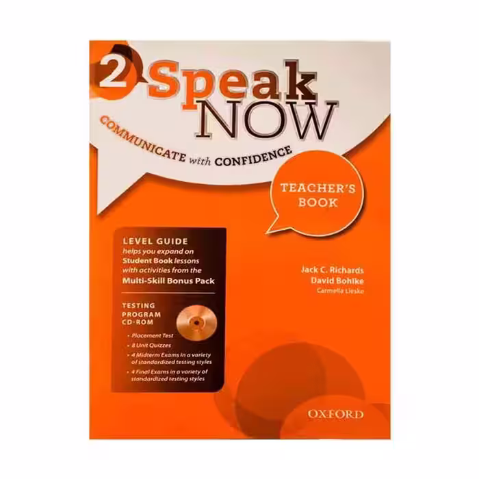 کتاب معلم اسپیک نو دو Speak Now 2 Teachers Book