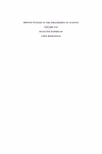 خرید و دانلود نسخه کامل کتاب Selected Papers of Léon Rosenfeld