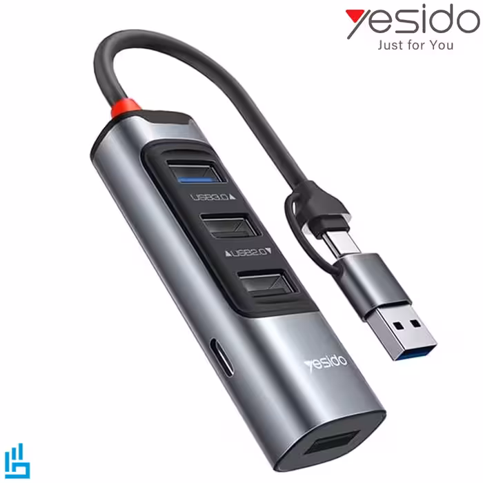 هاب 5 پورت USB/TYPE-C یسیدو YESIDO HB20