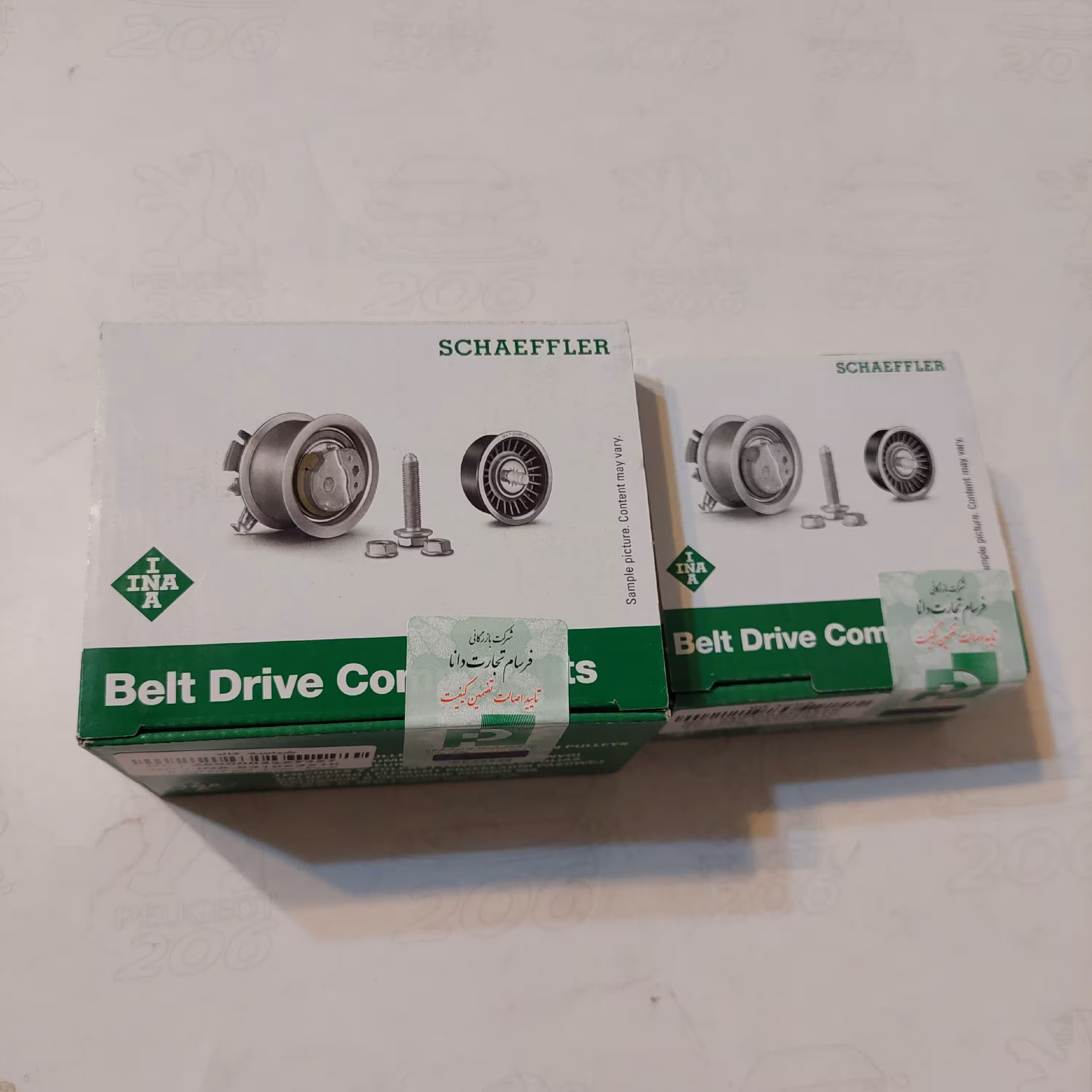 هرزگرد ثابت و ساعتی تایم پژو 206 ،207 و 405 با موتورtu5 اورجینال INA