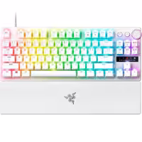 Razer Huntsman V3 Pro TKL Analog-Optical Gaming Keyboard – White Edition