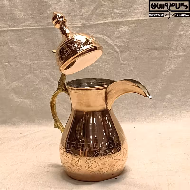 قهوه جوش دله مسی 250cc  طرحدار سایز 1 مدل توکو
