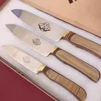 چاقوی اشپزخانه ست چاقو استیل ضد زنگ حیدری