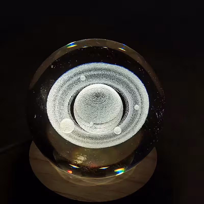 گوی چراغ خواب سیاره زحل سایز متوسط 36737 (کد14)