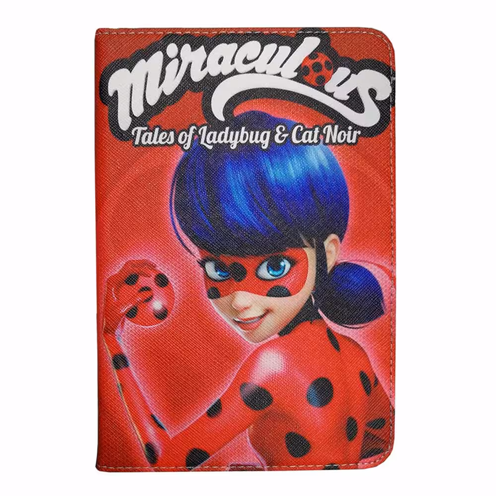 کیف کلاسوری طرح دختر کفشدوزکی 1 | تبلت اپل ipad mini 1-2-3-4-5