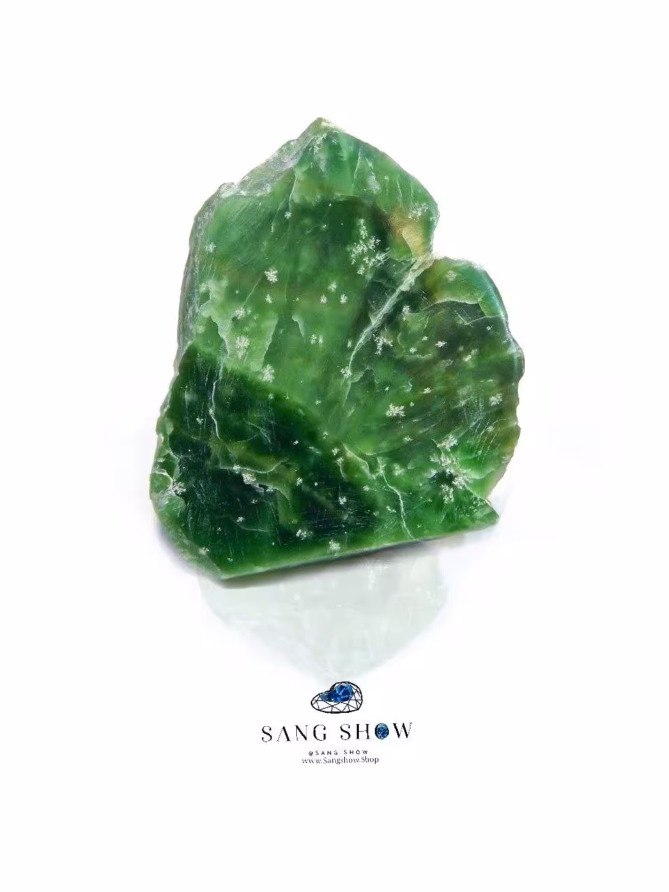 اسلایس سنگ یشم جیدیت اصل و معدنی میانمار نمونه انحصاری S700