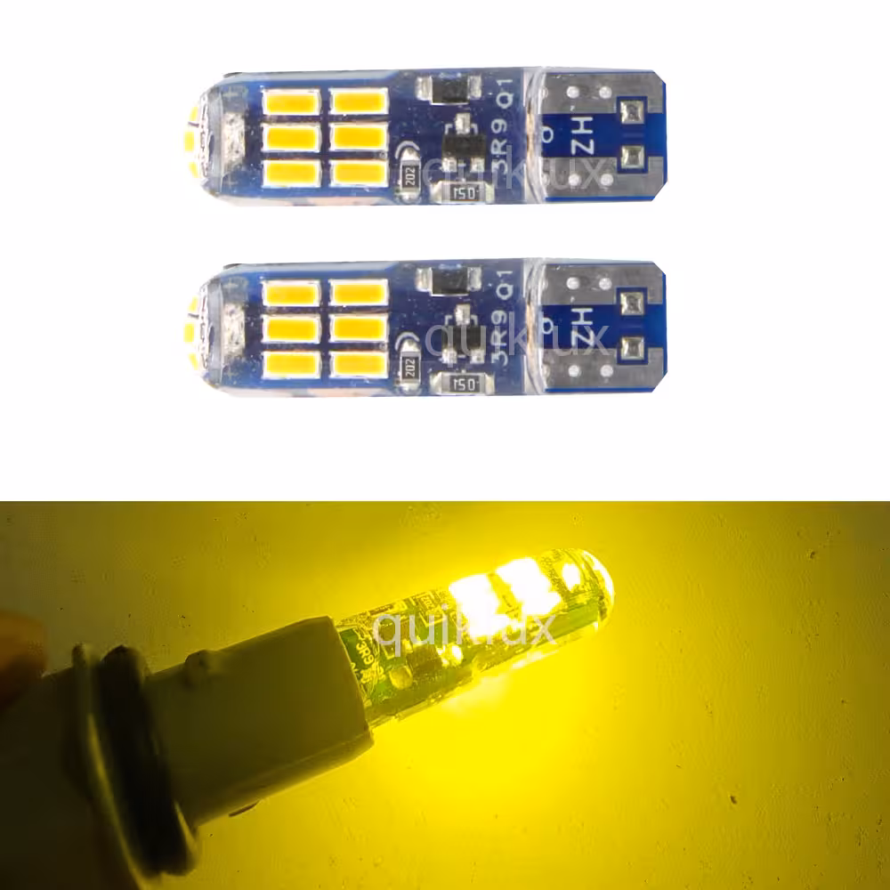 لامپ SMDفلش زن لیمویی بسته 2 عددی