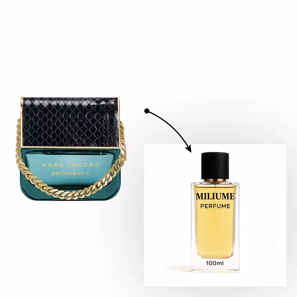 اسانس عطر Marc Jacobs Decadence برند sfa - کد 1708 - مارک جاکوبز دکادنس 100ML - میلیوم پرفیوم