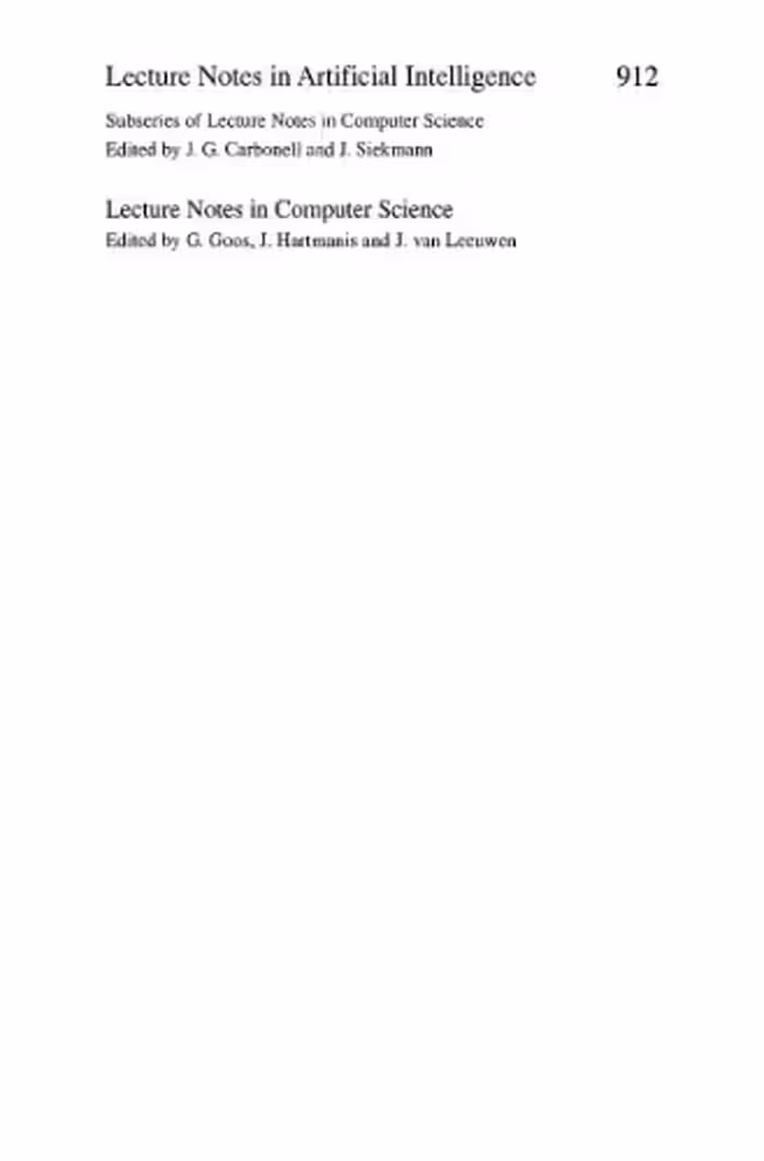 خرید و دانلود نسخه کامل کتاب Machine Learning: ECML-95: 8th European Conference on Machine Learning Heraclion, Crete, Greece, April 25–27, 1995 Proceedings