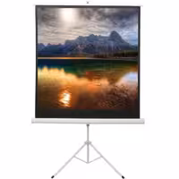 پرده نمایش پایه دار پروژکتور اسکوپ سایز 180x180