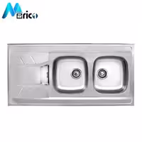 سینک اخوان کد 154 روکار دو لگنه