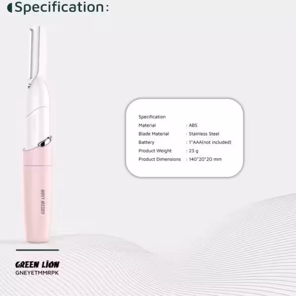 ماشین اصلاح موی صورت و بدن بانوان گرین لاین مدل GNEYETMMR