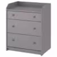دراور سه کشو 84*70 سانتی ایکیا مدل Ikea HAUGA 404.568.99 طوسی