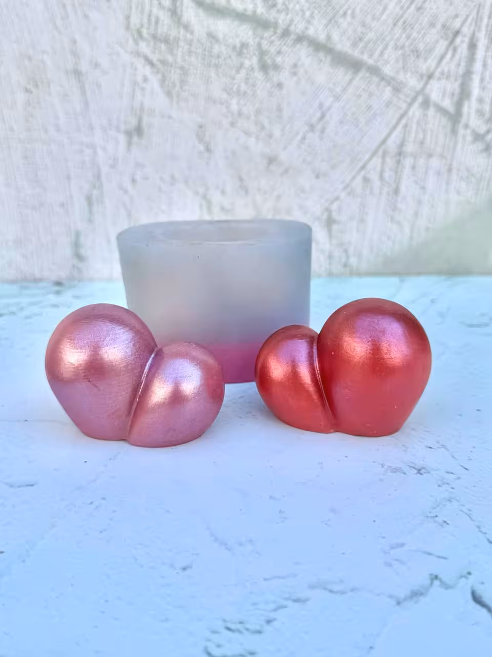 قالب سیلیکونی قلب تپل ایستاده سه بعدی