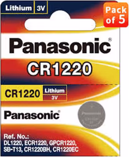باتری سکه ای پاناسونیک CR1220/5bc