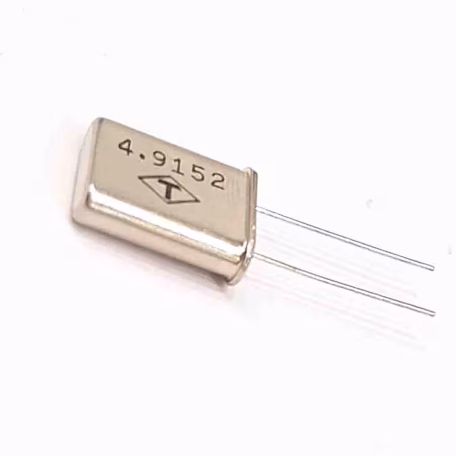 کریستال 4.9152MHZ پایه دار، بسته بندی HC-49U