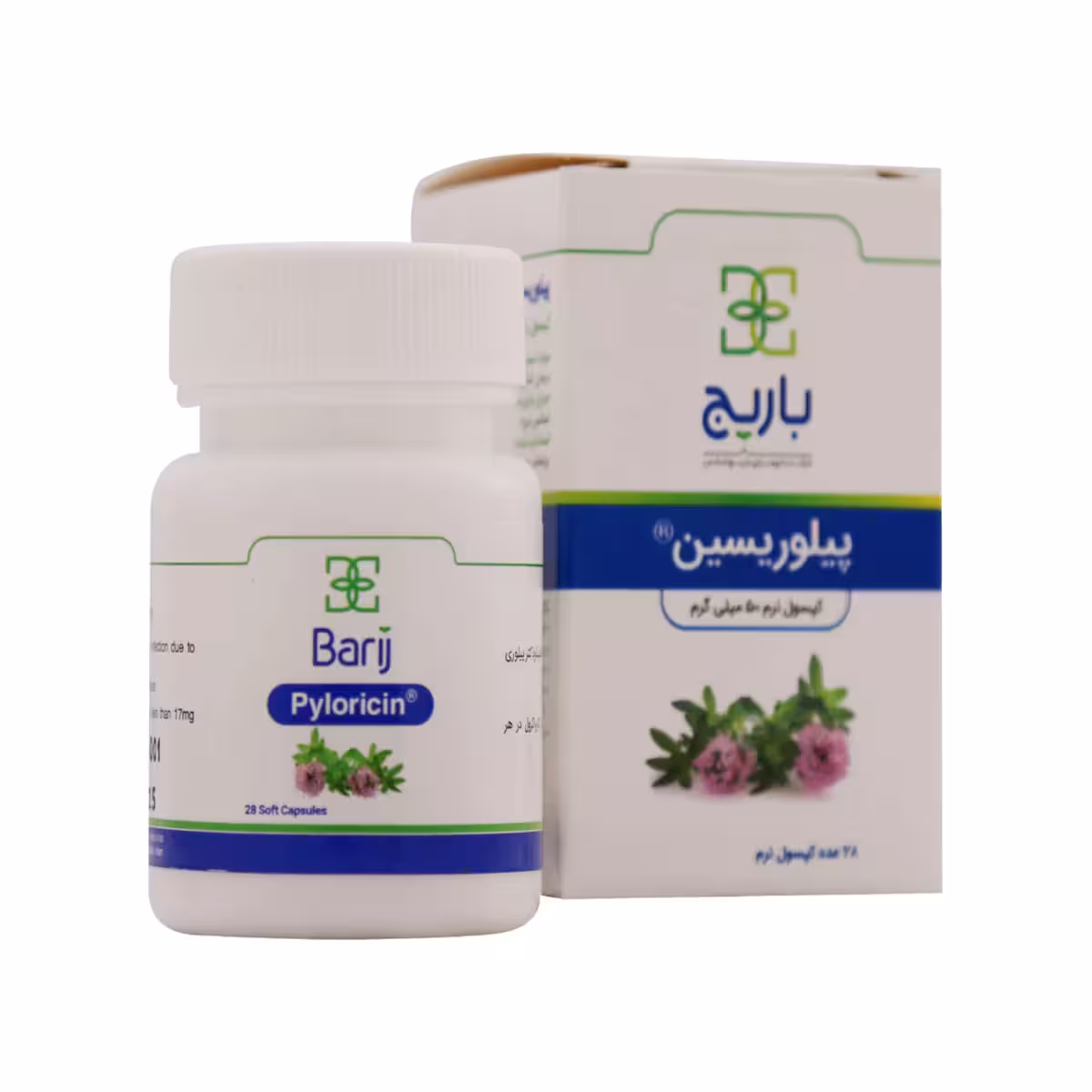 کپسول نرم پیلوریسین تعداد 28 عدد باریج اسانس