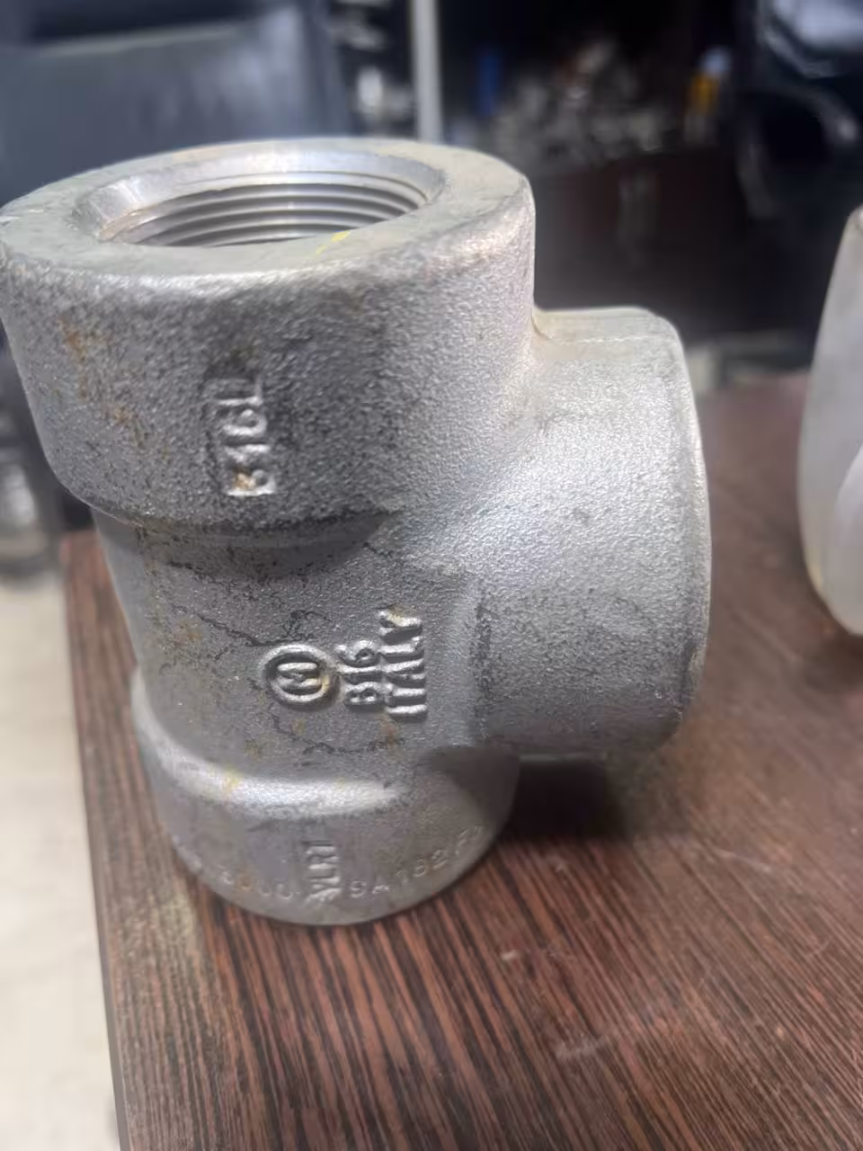 سه راه تبدیلی   دنده  سایز 1/2 1"به 1/2" اینج کلاس 3000 از جنسSA182F316/316L