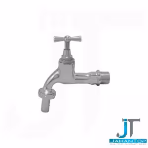 شیر شلنگی سنگین کروم 1/2