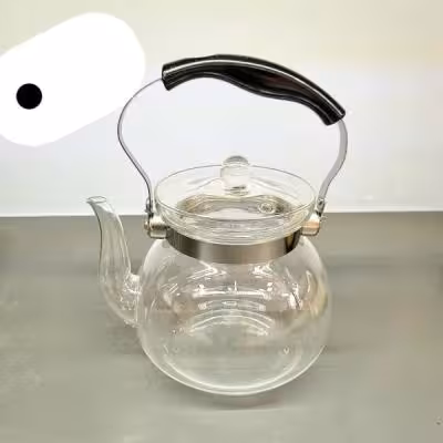 قوری پیرکس weimeiدسته چوبی
