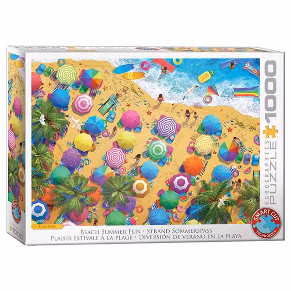 پازل 1000 تکه یوروگرافیکس Eurographics طرح تفریح تابستانی ساحل