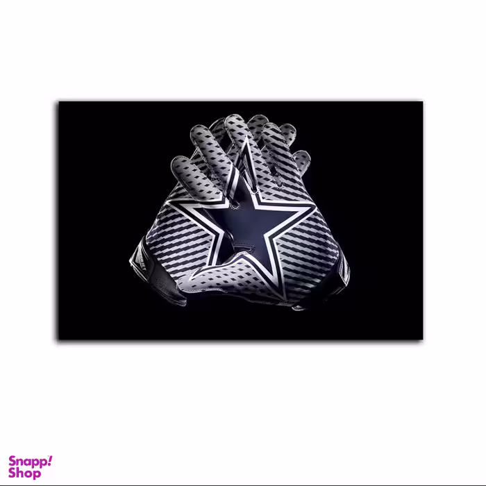 تابلو شاسی بکلیت طرح فوتبال آمریکایی لوگو باشگاه دالاس کابویز مدل SH-S7170