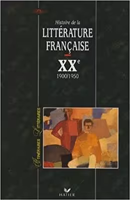 کتاب زبان فرانسه ایتینریر لیتریر سیاه سفید Itineraires litteraires : Histoire de la litterature française XX 1900-1950