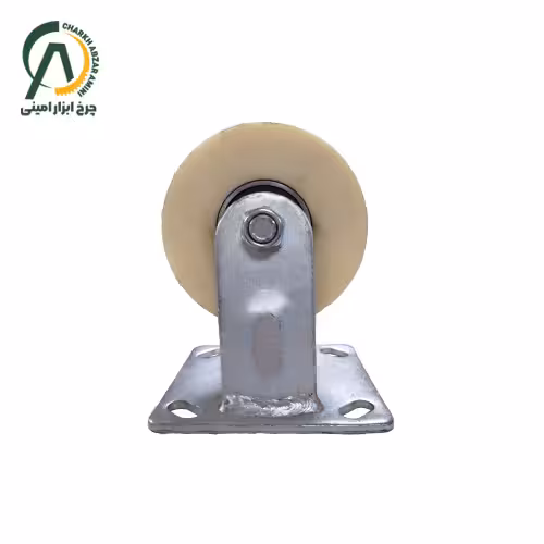 چرخ تفلون ثابت قطر 125 میلی متر